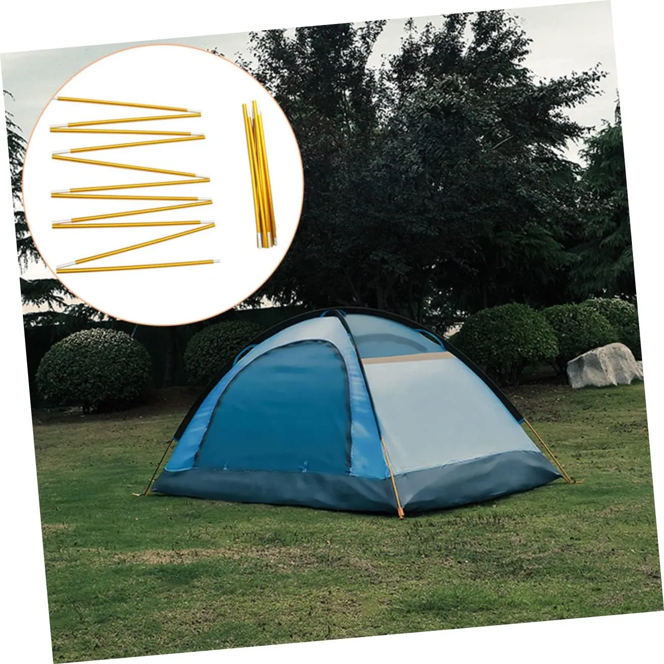 Tent Poles Tent Accessories Heavy Duty Outdoor Tent Camping Tent Adjustable Tent Camping Accessories