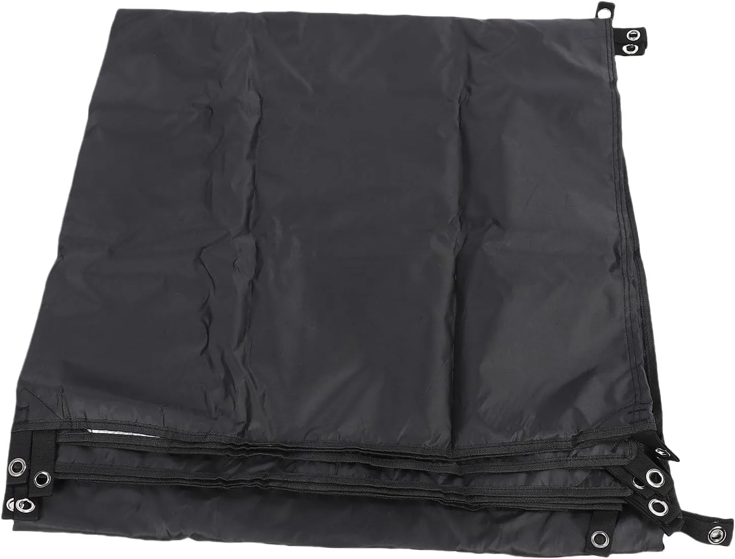 Tent Tarp, Sun Proof Rain Proof Camping Awning Outdoor Shelter with Ground Nails & Windproof Ropes Multifunctional Tent Awning for Camping Picnics Family Gatherings (S)