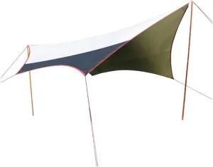 Tent Tarps Waterproof Tent Tarp Rain Fly 200D Oxford Cloth UV Protection and PU 3000mm Canopy with Aluminum Alloy Poles (Size : 360x420x220cm) (One Color 500x470x240cm)