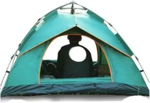 Tent Throw Up Tenten Outdoor Camping wandelen Automatische Season Tenten Speed ??Family Beach Large Space (Color : D) (Black One Size)