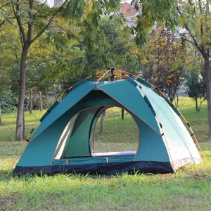 Tent Ultralight Portable Outdoor Camping Folding Automatic 3-4 Person Waterproof Sunscreen Breathable Family Tents