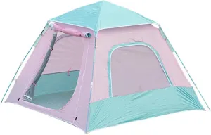 Tents for Camping 3-4 Person, Large Camping Tent, Family Tent, Mesh Windows, Sun-Proof, Quick-Opening, for Hiking, Travel