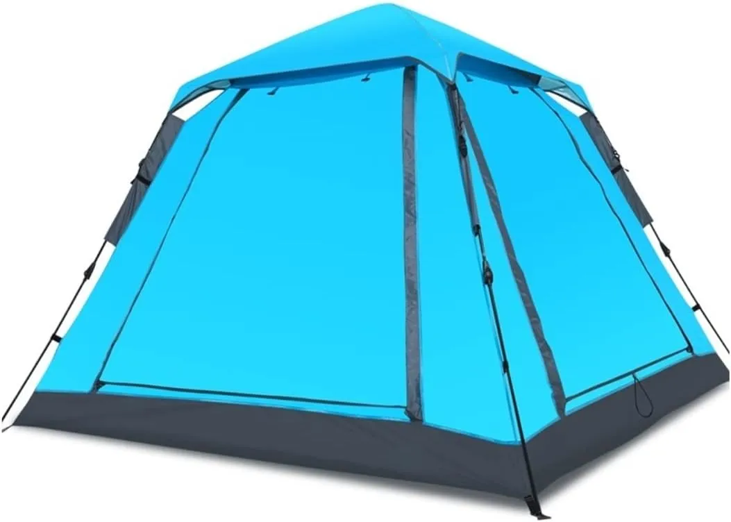 Tents for Camping Beach Tents Rainproof UV-Proof Outdoor Tent, Automatic Quick-Opening Camping Tent 3-4 Person Fishing Outdoor Tent Family Tents for Camping Hiking Traveling