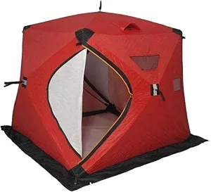 Tent,Thick Cotton Warm Tent,Cold-Proof,Snow-Proof,Wind-Proof,Flame-Retardant,Oxford Cloth Ice Fishing Tent Color:Red