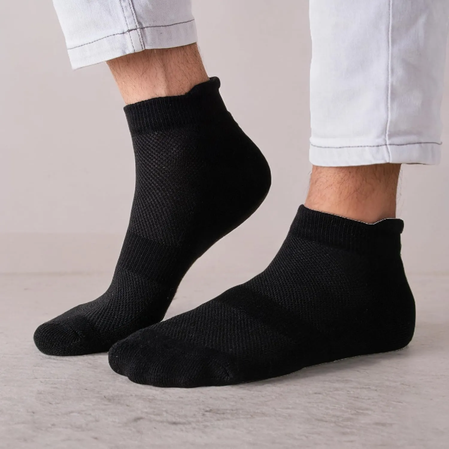 TheGreenSticks Bamboo Rayon - Thick Diabetic Ankle Socks for Women & Men [6 Pairs]