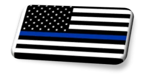 Thin Blue Stripe Flag Tarp