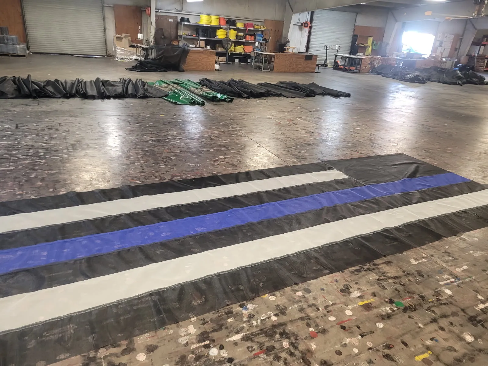 Thin Blue Stripe Flag Tarp