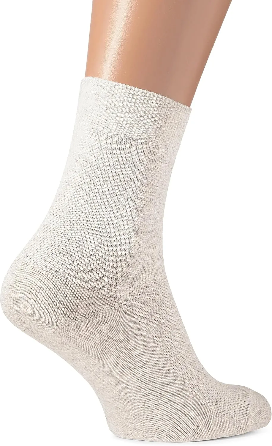 Thin Breathable Organic Linen Socks for Women, Pack of 3 pairs