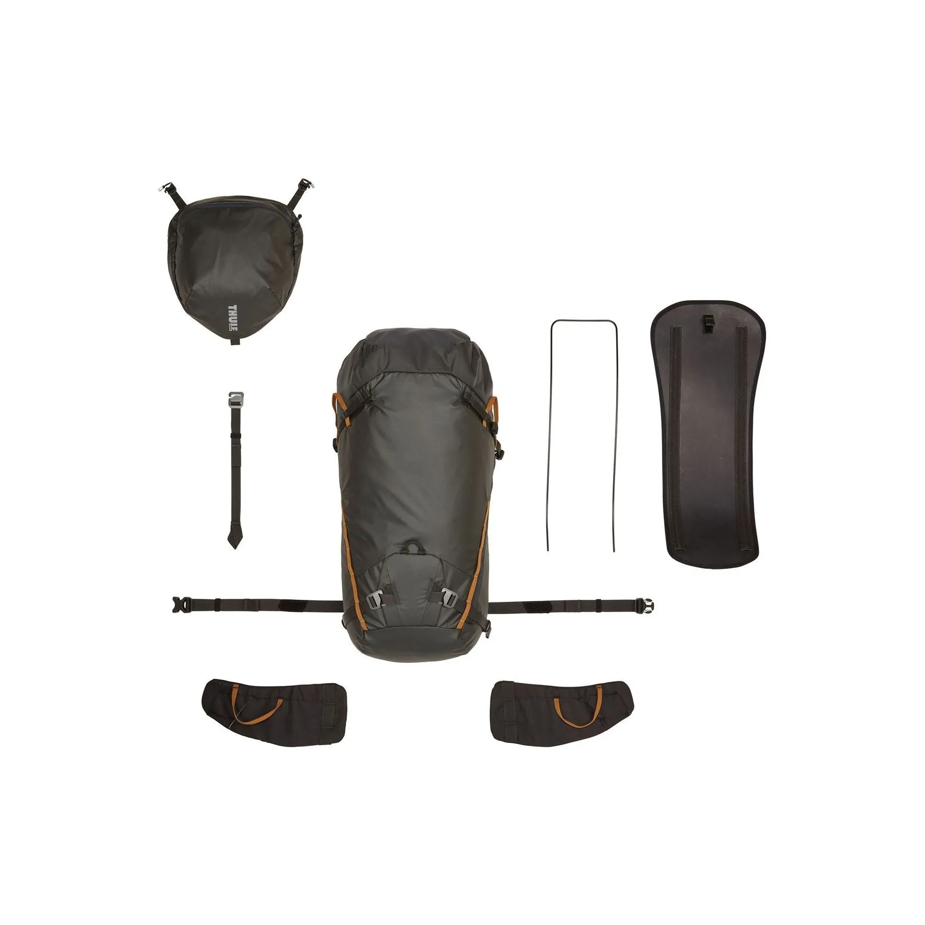 Thule Stir Alpine 40L hiking rucksack obsidian grey Hiking backpack