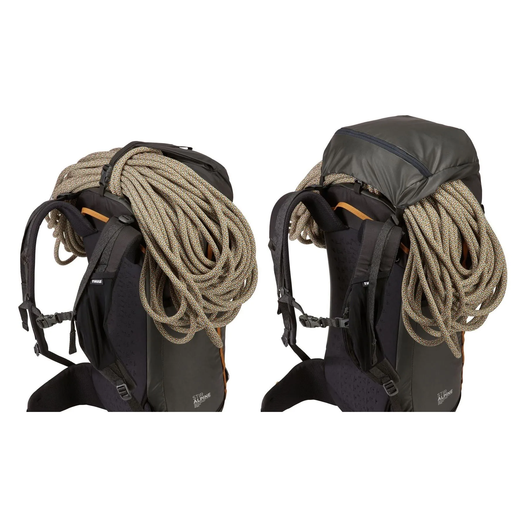 Thule Stir Alpine 40L hiking rucksack obsidian grey Hiking backpack