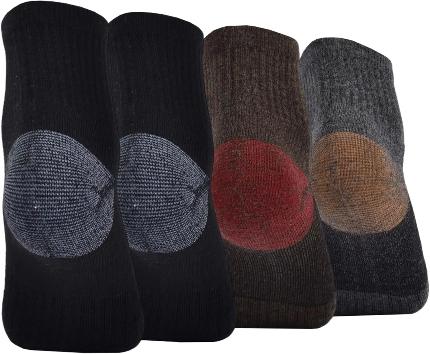 Timberland Men's Half Cushioned Quarter Socks (4 Pairs)