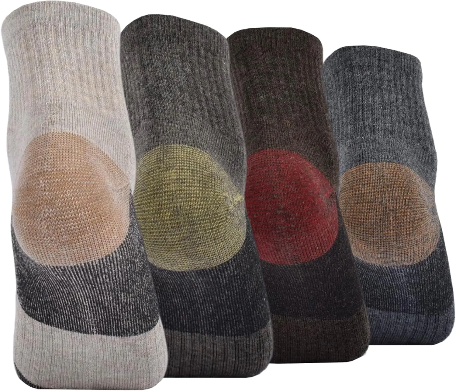 Timberland Men's Half Cushioned Quarter Socks (4 Pairs)