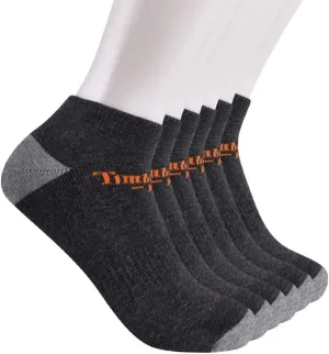 Timberland PRO Men's 6-Pack Performance Low Cut Socks