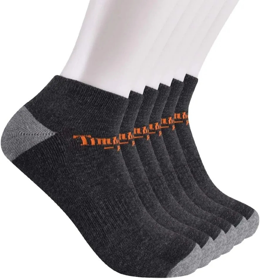 Timberland PRO Men's 6-Pack Performance Low Cut Socks