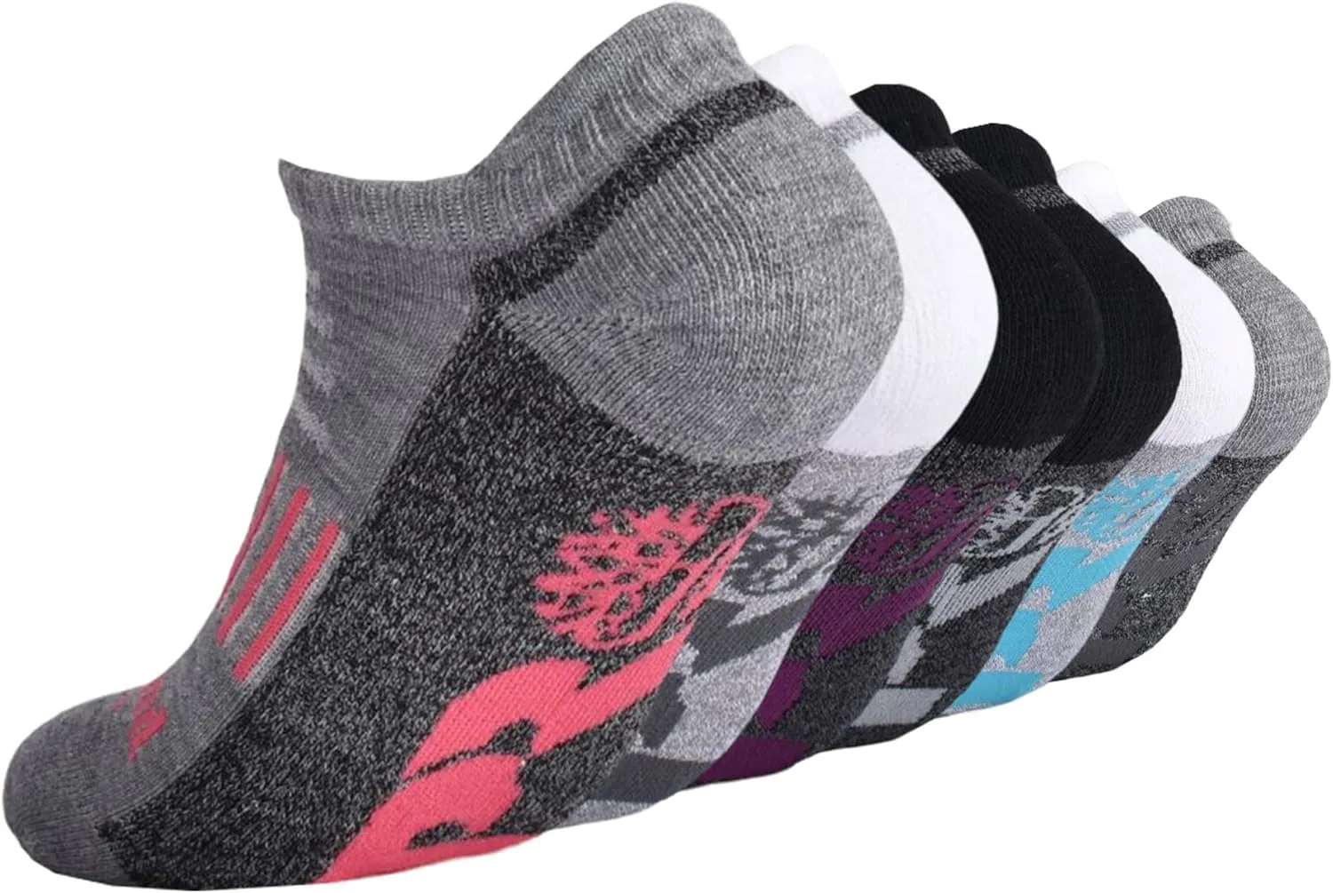 Timberland PRO Women's 6-Pack Half Cushioned No Show Socks