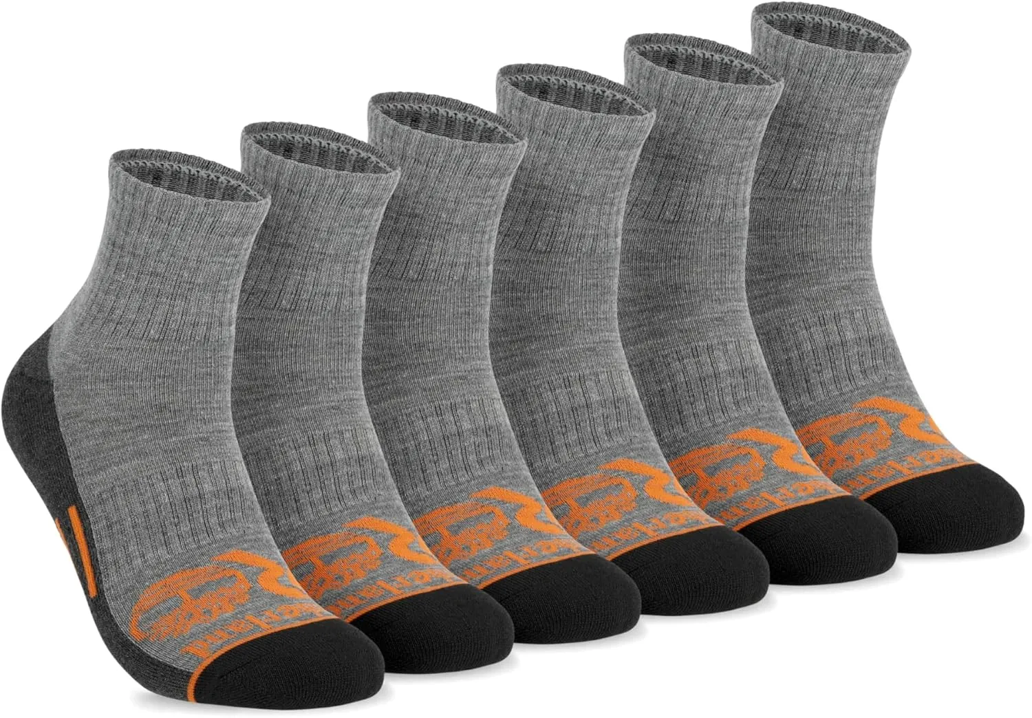 Timberland PRO Work, Quarter, Sorbtek Moisture Control Mens Socks, Arch Support, Cushioned Footbed