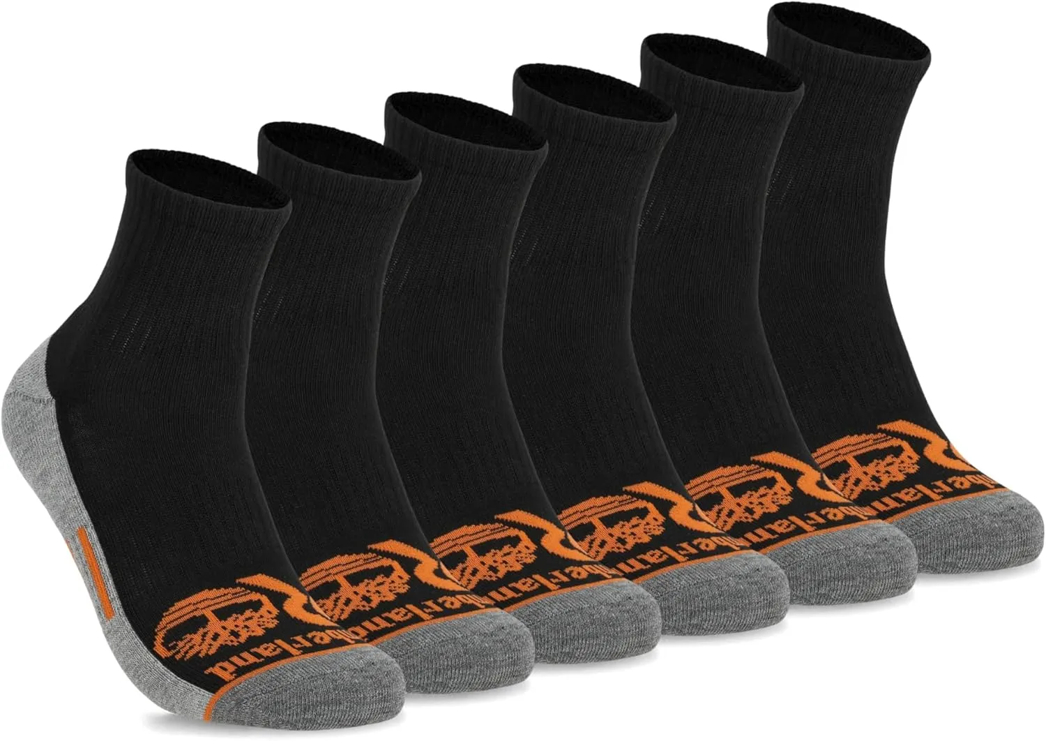Timberland PRO Work, Quarter, Sorbtek Moisture Control Mens Socks, Arch Support, Cushioned Footbed