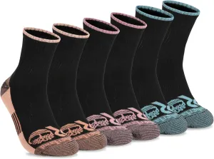 Timberland PRO Work Quarter, Sorbtek Moisture Control Performance Womens Socks, Arch Support, Cushioned Footbed