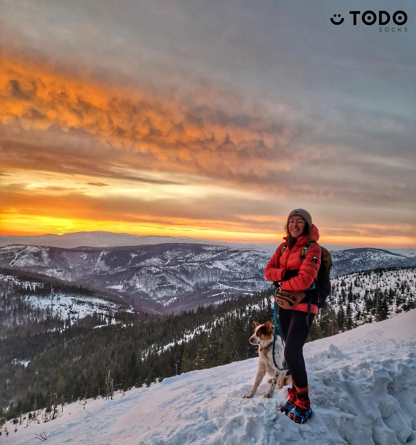 TODO 55% Merino Wool Hiking Socks Men & Women - Breathable, Thermal for all Outdoor Activities