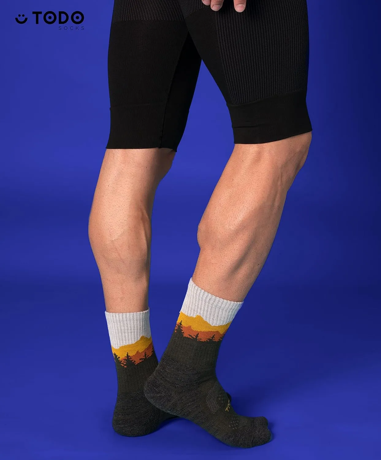 TODO 55% Merino Wool Hiking Socks Men & Women - Breathable, Thermal for all Outdoor Activities