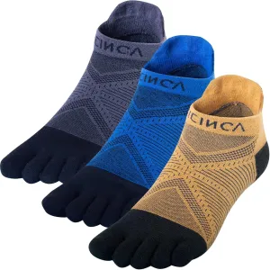 Toe Socks Cool-max Running Socks for Men Women 3 Pairs Athletic Breathable Five Finger Socks