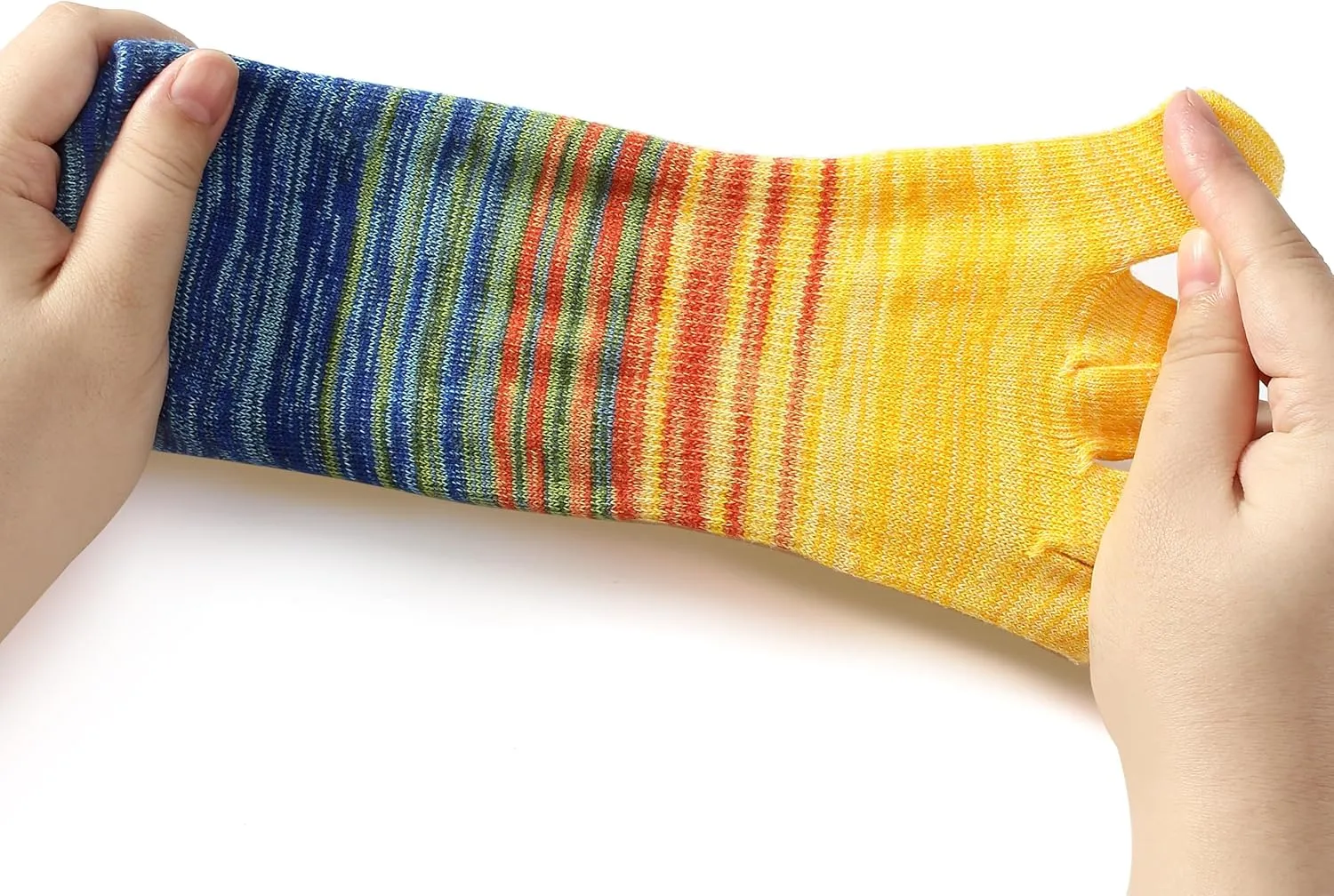 Toe Socks for Men Women 3 Pairs Ankle Running Socks Cotton Breathable Five Finger Socks