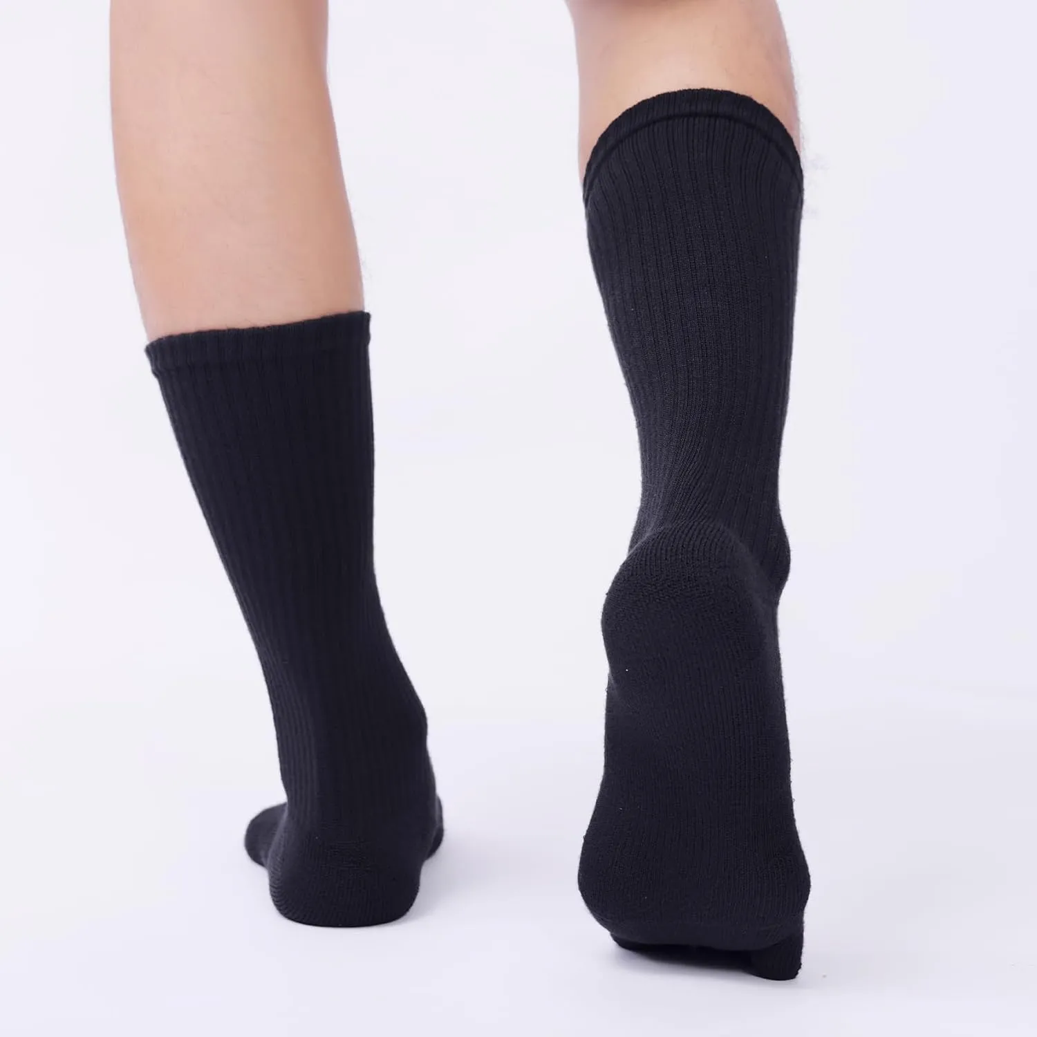 Toe Socks for Men Women Coolmax Crew Socks 3 Pairs Running Socks Athletic Breathable Five Finger Socks