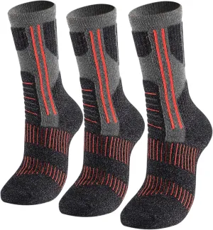 Toes&Feet Men's Anti-Odor Deodorant Quarter/Crew Cushion No Blister Sports Socks