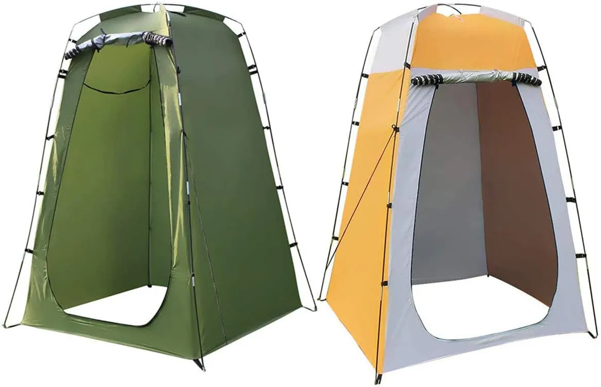 Toilet Tent,Pop Up Privacy Tent,Instant Portable Outdoor Shower Tent,Camp Toilet,Changing Romm,Rain Shelter for Camping & Beach-Easy Set Up,Foldable with Carry Bag-Lightweight and Sturdy