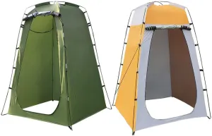 Toilet Tent,Pop Up Privacy Tent,Instant Portable Outdoor Shower Tent,Camp Toilet,Changing Romm,Rain Shelter for Camping & Beach-Easy Set Up,Foldable with Carry Bag-Lightweight and Sturdy