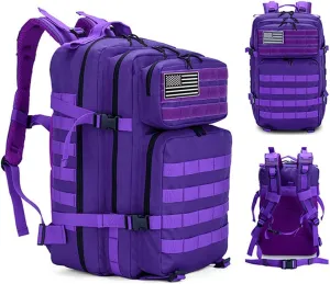 TOMITANY Military Tactical Backpack 45L Army 3 Days Assault Pack Bag Large Nylon 900D Mens Molle Rucksack