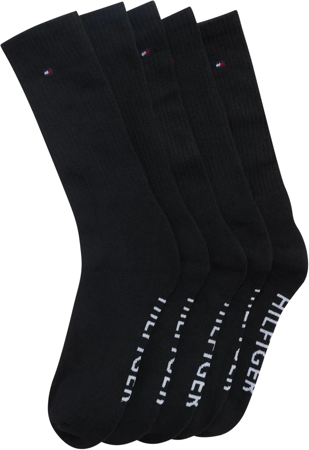 Tommy Hilfiger Men's Athletic Socks - Cushioned Crew Socks (10 Pack)