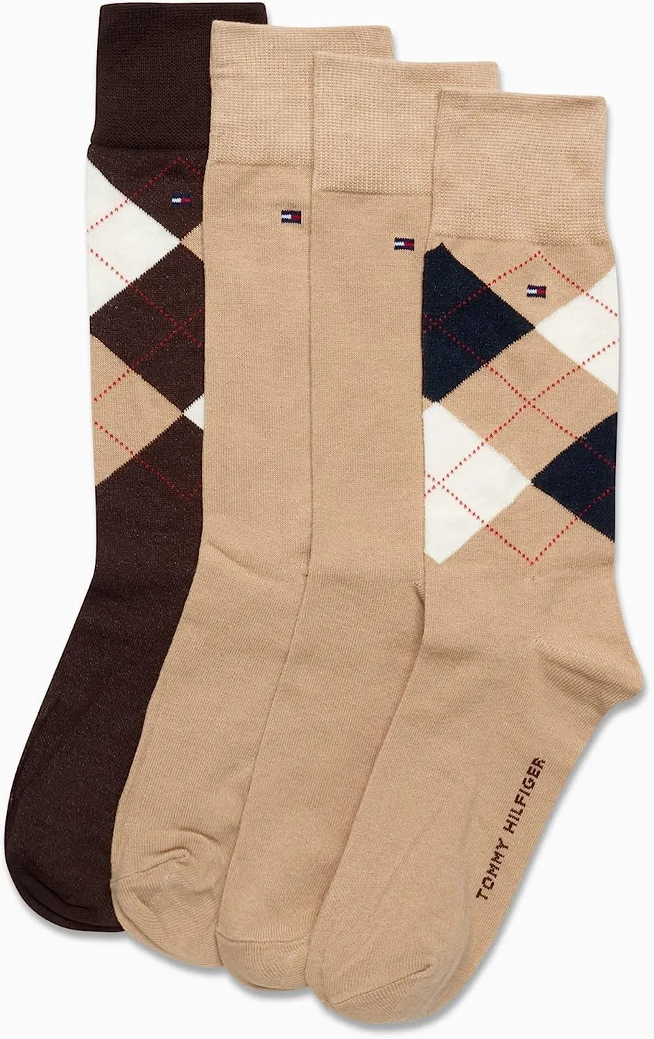 Tommy Hilfiger Men's Breathable Comfort Stretch Crew Socks - 4 Pack