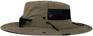 TOP-EX L/XL/XXL UV50  Waterproof Wide Brim Bucket Sun Hat for Summer Fishing Hiking w/Detachable Strap & Vented Mesh