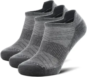 Toughland Merino Wool Socks for Men & Women – 80% Merino Wool, No Show, Lightweight, Cushioned for Running, Hiking