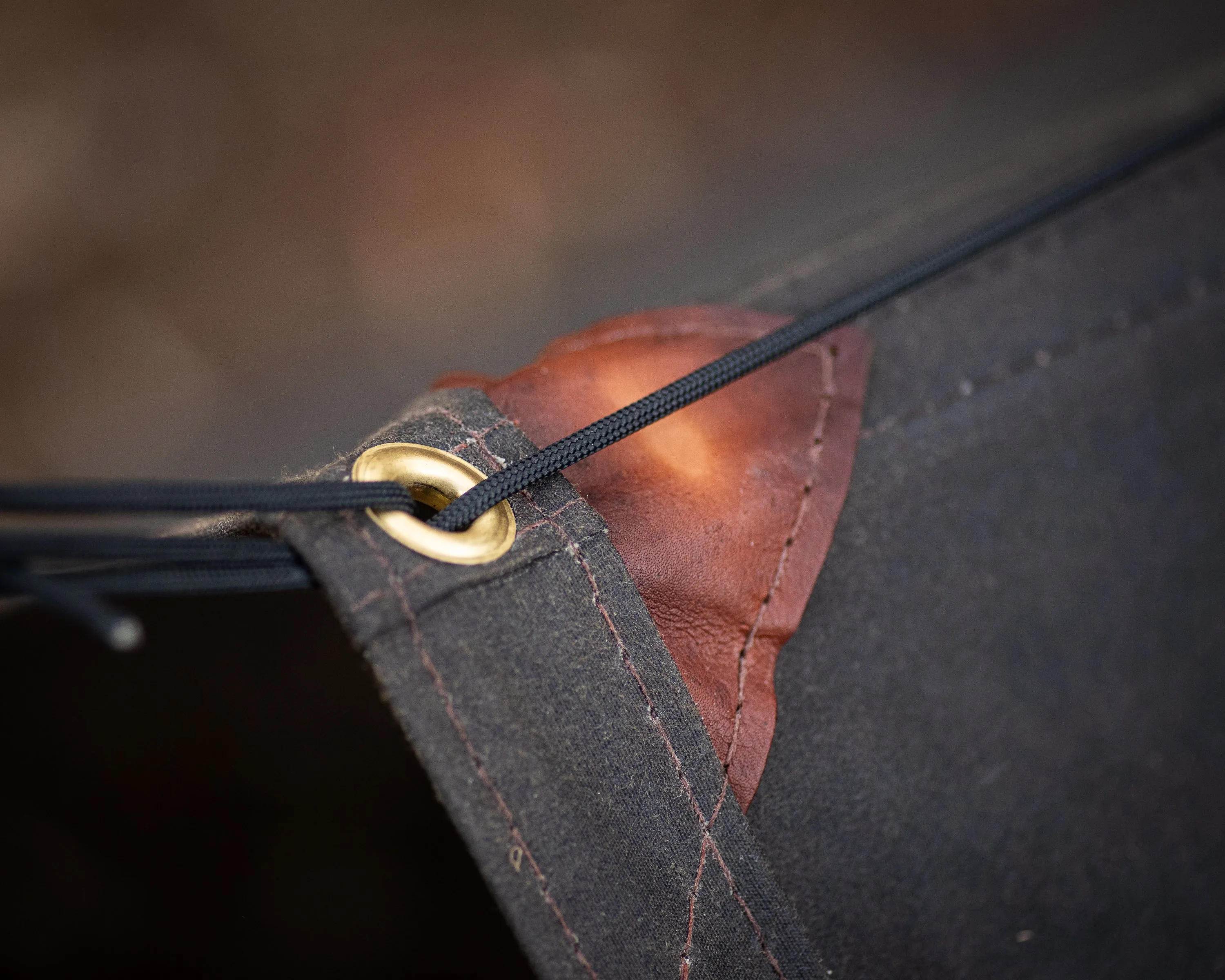 Traditional bushcraft oilskin canvas tarp (3 sizes)