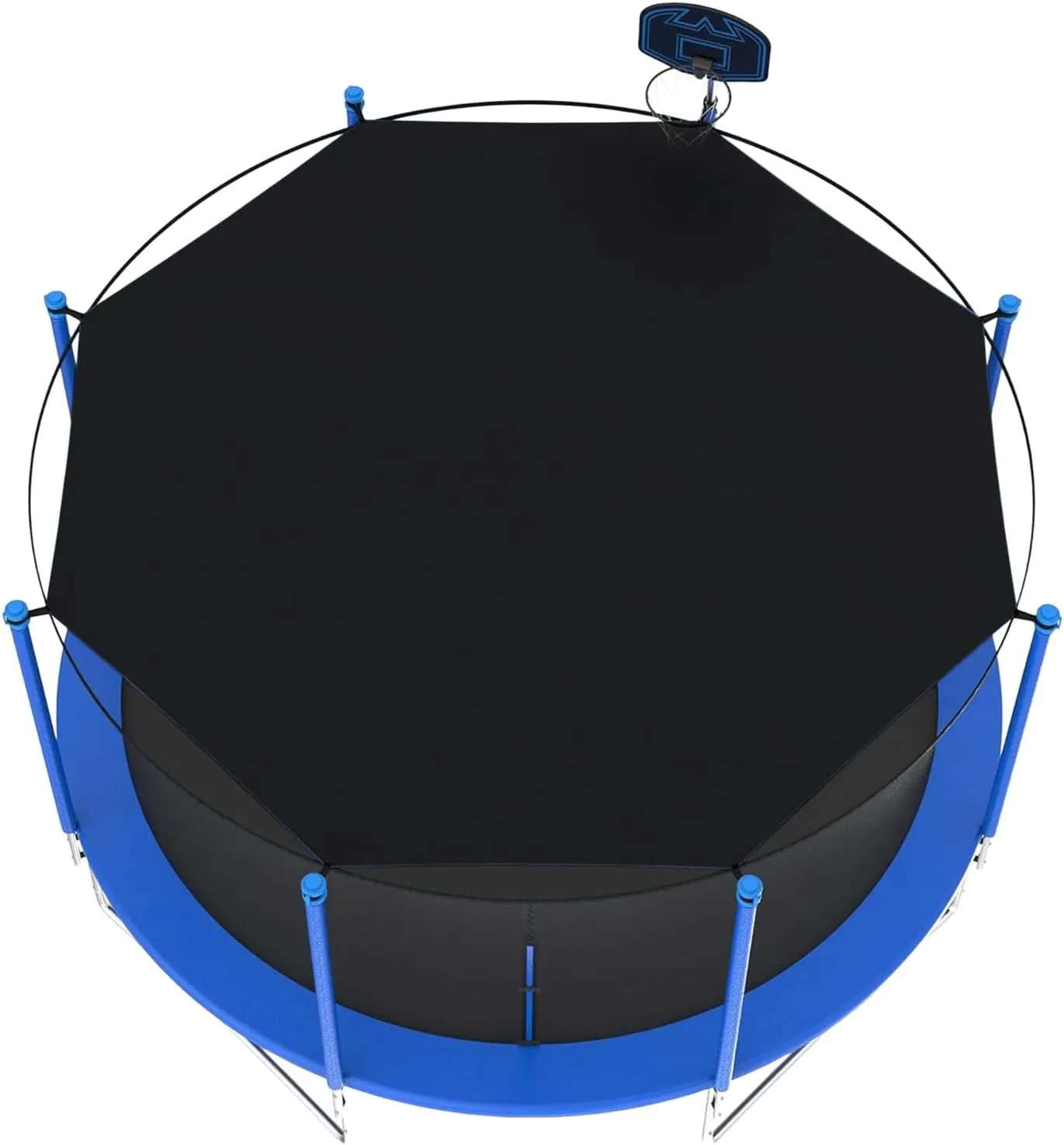 Trampoline Shade Cover, Outdoor Sun-Protection Trampolines Canopy, Trampoline Tent Protective Cover, Easy to Install, Trampolines Sunshade Accessories for Outdoor Backyard Playground