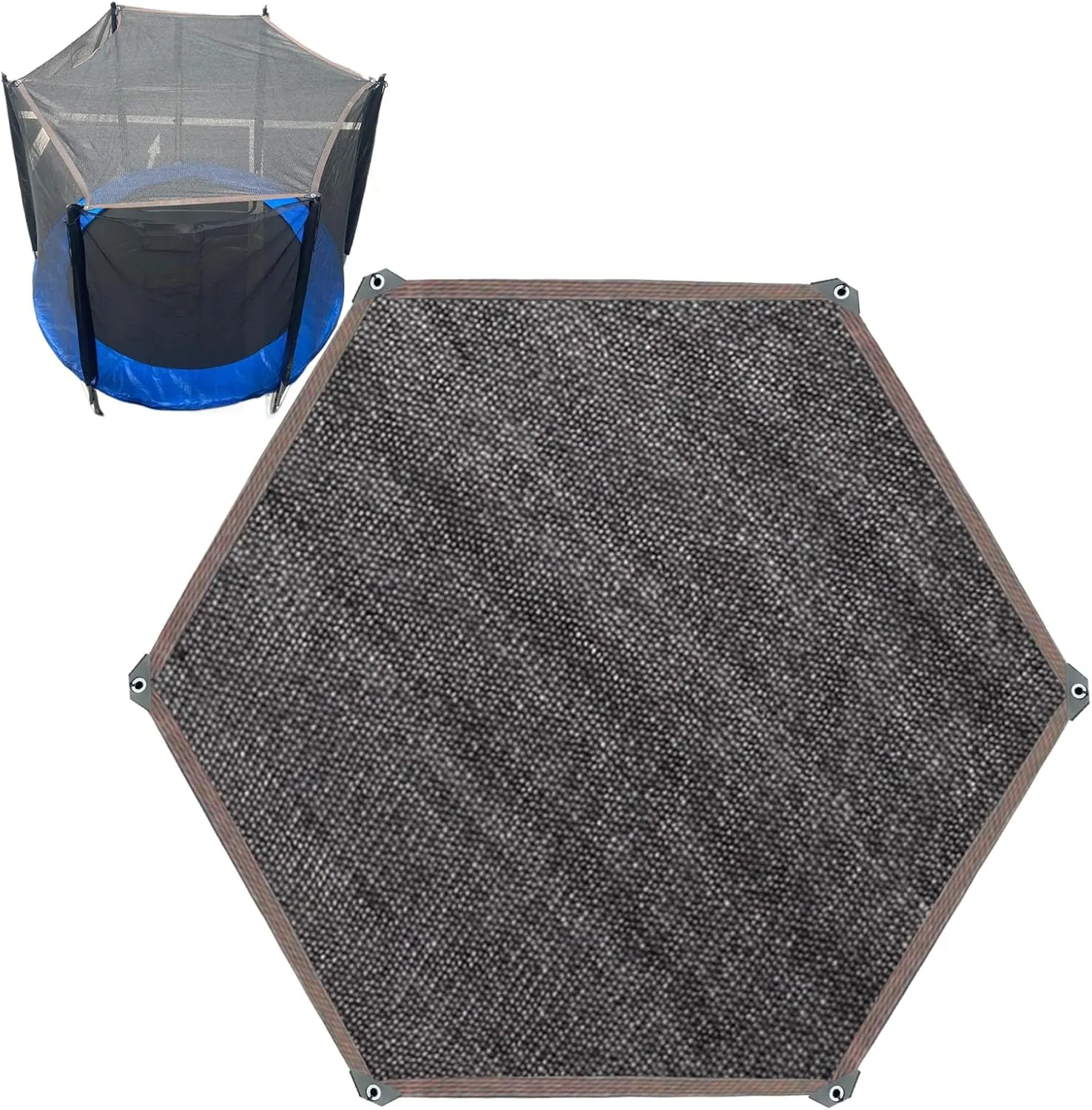 Trampoline Shade Cover, Trampolines Tent Cover, UV Protection Trampoline Canopy Sunshade, Foldable Tram-poline Shade Covers, Trampolines Accessories Top Covers