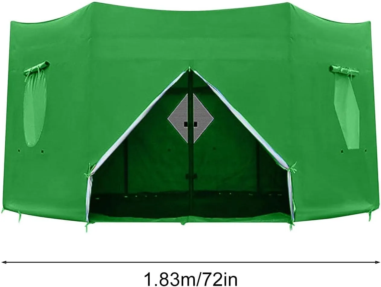 Trampoline Sun Shade Cover,Trampoline Tent Cover,UV-Resistant Trampoline Protection Awning Trampoline Outdoor Cover,Multipurpose Trampoline Canopy Trampoline Sun Cover for 6 Poles Trampoline
