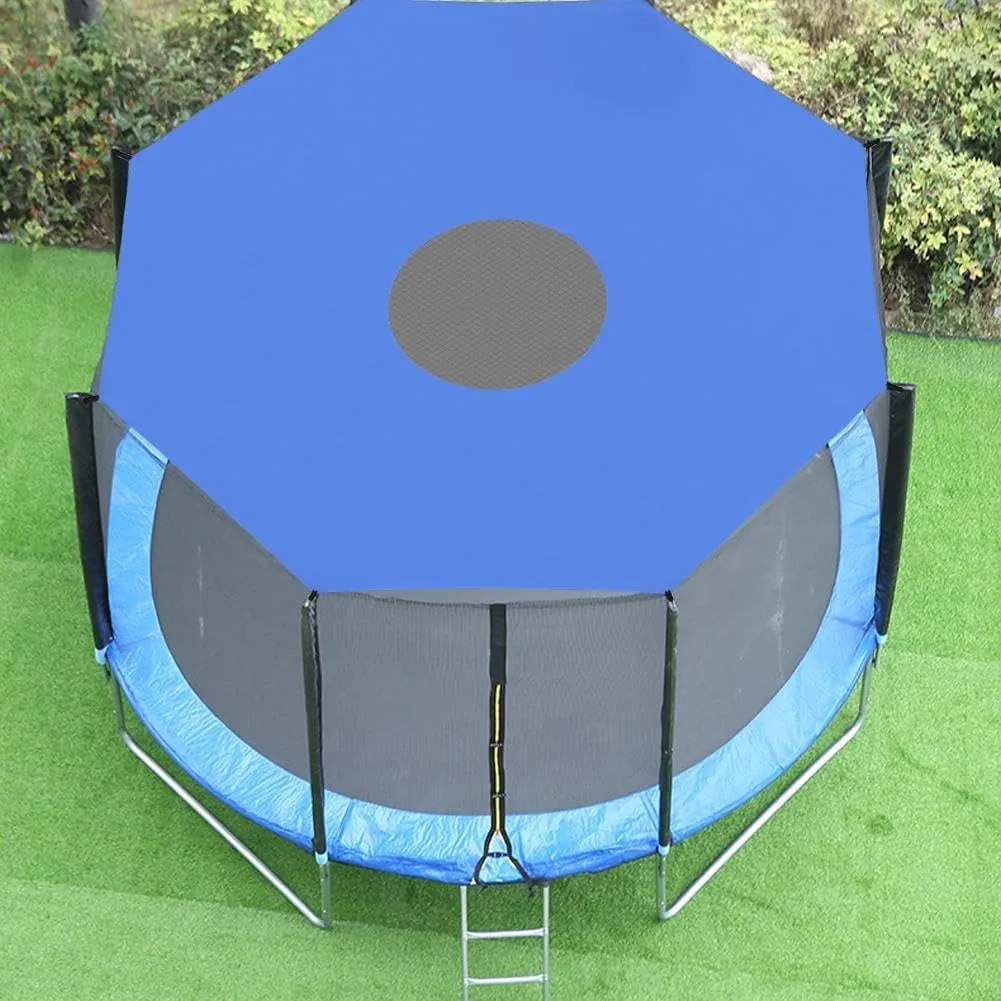 Trampoline Sunshade Cover, Trampoline Tent Cover, 8ft 10ft 12ft 14ft 16ft Sun-Protection Trampolines Canopy, Anti-Uv Trampolines Sunshade Accessories for Outdoor Playground