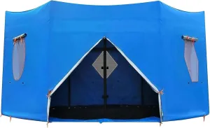 Trampoline Tent 10ft, Windproof Trampoline Tent Cover, Anti-UV Sun Protection Trampoline Canopy, Tent Fits for 6 Straight Pole Round Trampoline, Refer to description, MKP5Q2VJVHBJTAQU
