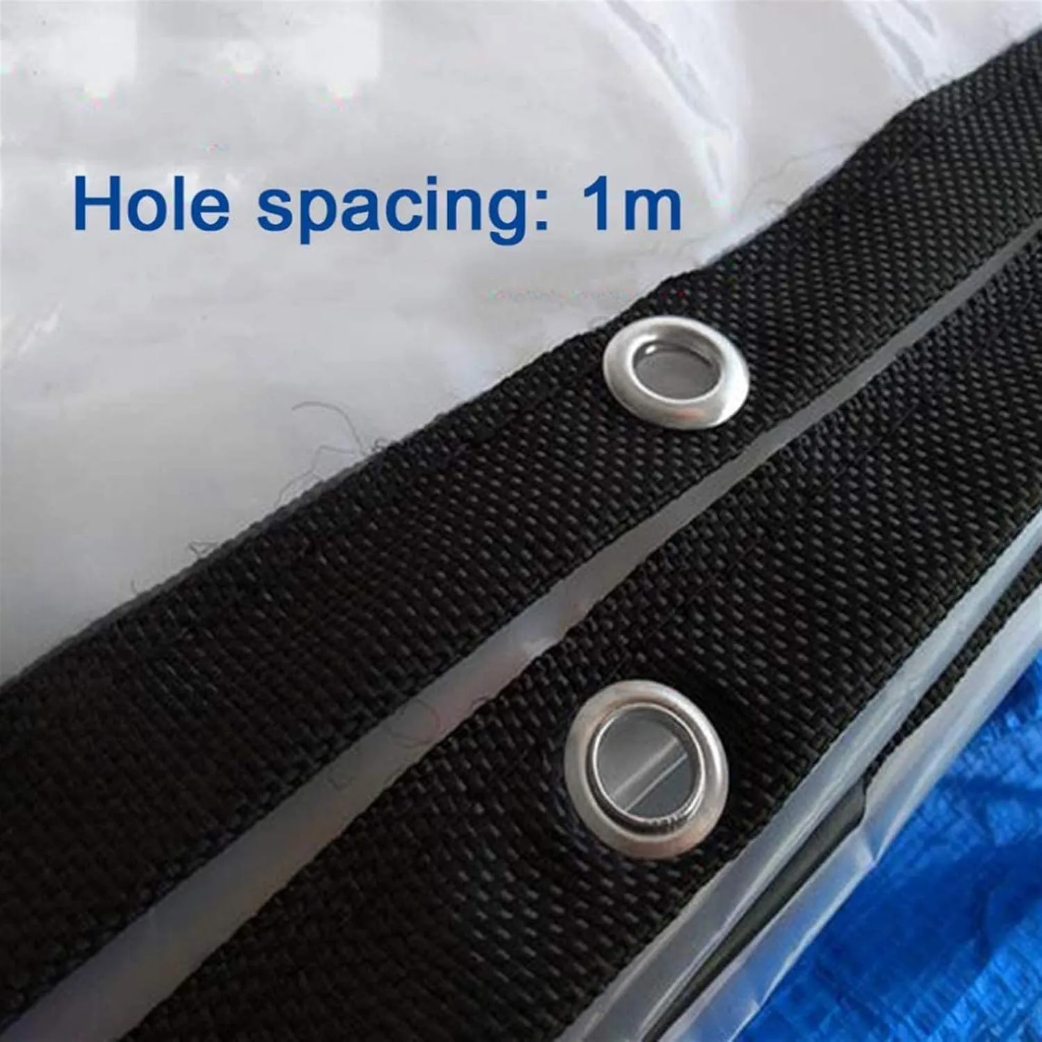 Transparent Tarpaulin, Garden Clear Waterproof Tarp Anti Freezing Rainproof Film Cloth Insulation Canopy PE Plastic Cover(12' x 15')