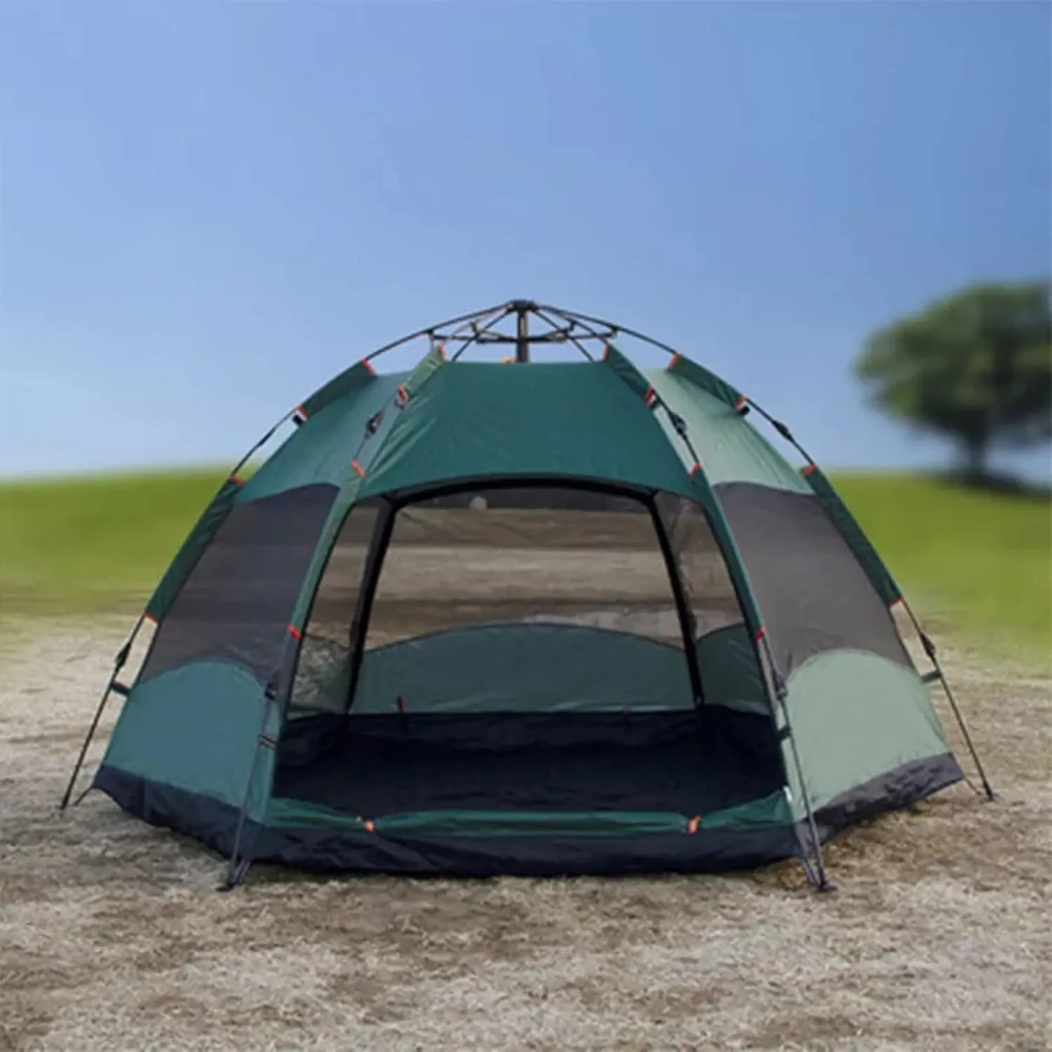 Travel Tent Outdoor Tent Automatic Waterproof Uv-Proof Awning Picnic Tent Double Layer Tent