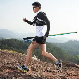 Trekking Poles for Hiking Collapsible Aluminum Hiking Sticks for Backpacking Camping Walking, Lightweight with EVA Grip and Storage Bag