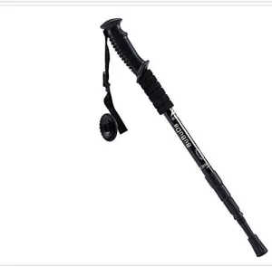 Trekking Poles Outdoor Aluminum Trekking Poles Walking Crutches Climbing Poles Telescopic Climbing Pole Foldable Portable Shrinking Four Straight Handles