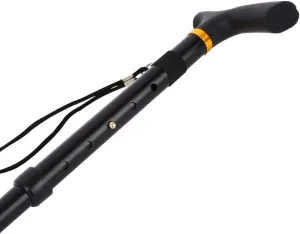 Trekking Poles, Walking Poles Folding Height Adjustable Lightweight Aluminum Alloy Old Man Walking Stick Outdoor Trekking Pole Non-Slip Base for Men & Women