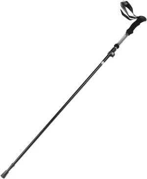 Tri-fold Aluminum Alloy Trekking Poles, Outdoor Retractable Walking Sticks, Outdoor Mountaineering Equipment, for Nordic Walking
