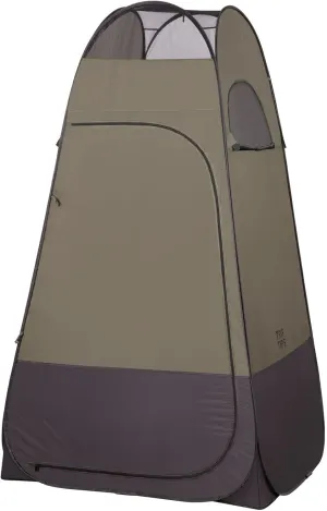 TRIPTIPS Pop Up Shower Tent with Mesh Window, Portable Toilet Privacy Tent, 6.9 FT, Removable Rain Cover/UPF 50 