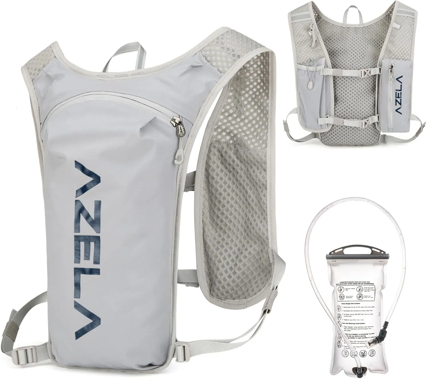 TRIWONDER Running Hydration Vest 5L 7L Lightweight Hydration Pack Backpack Hydro Daypack for Trail Marathoner Running Race Cycling Daypack