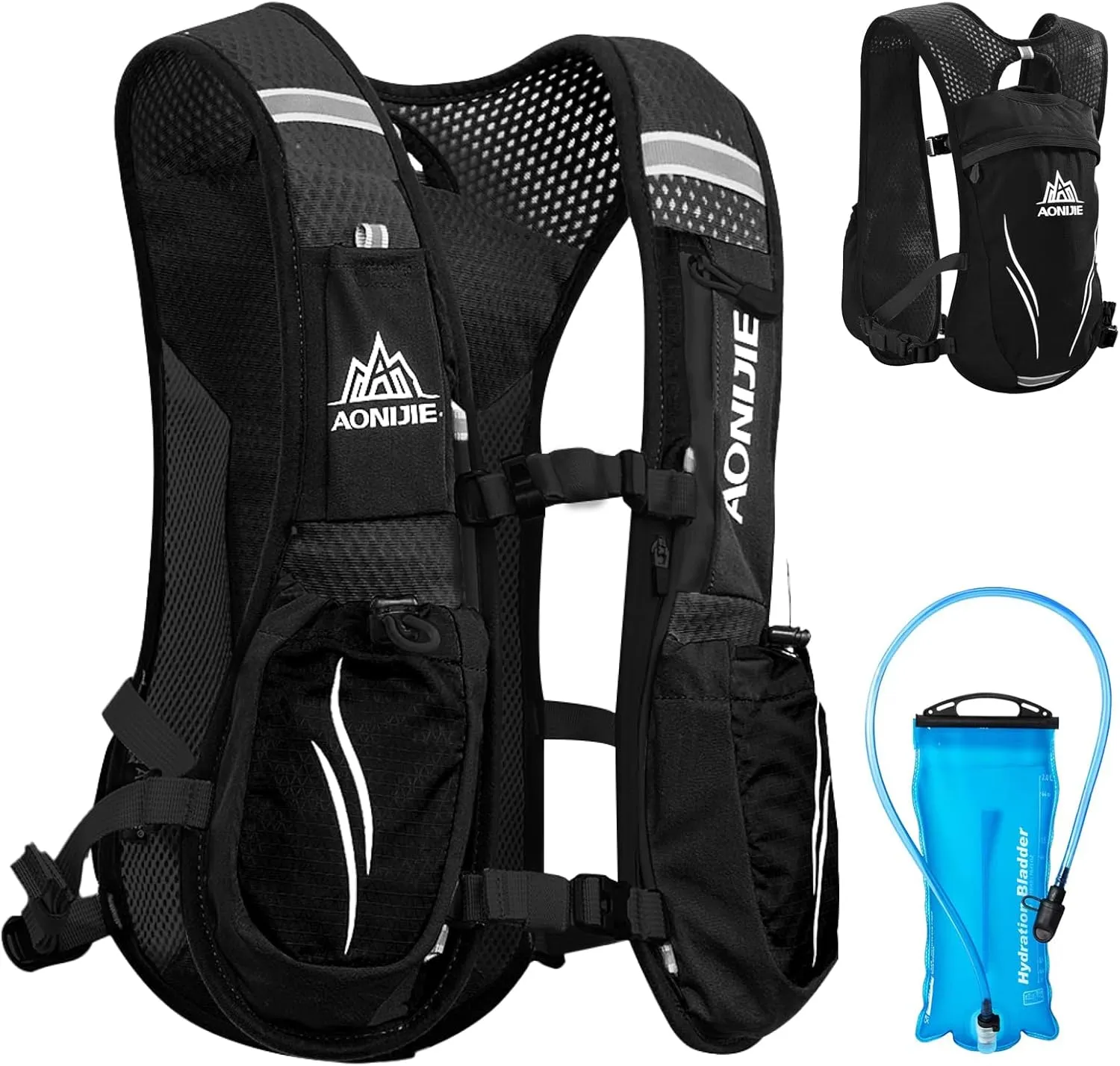 TRIWONDER Running Hydration Vest Water Pack Backpack for Women Men 5.5L 5L Runner Trail Race Marathon Cycling Hiking Jogging